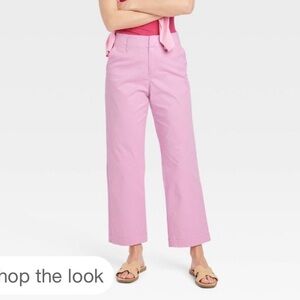 Worn Once | A New Day High-Rise Straight Ankle Chino | Color: Light Pink|Size: 6